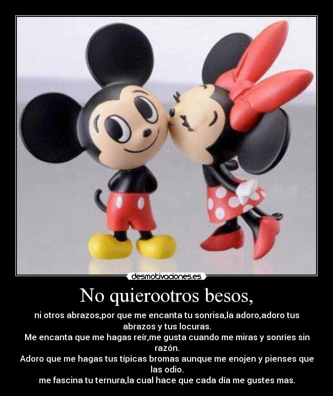 No quierootros besos, - 