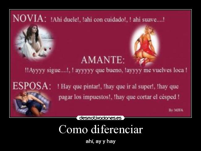 Como diferenciar -