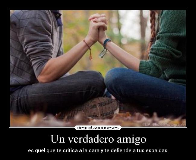 Un verdadero amigo -