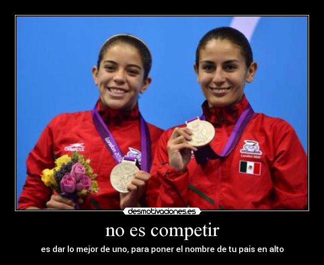no es competir -