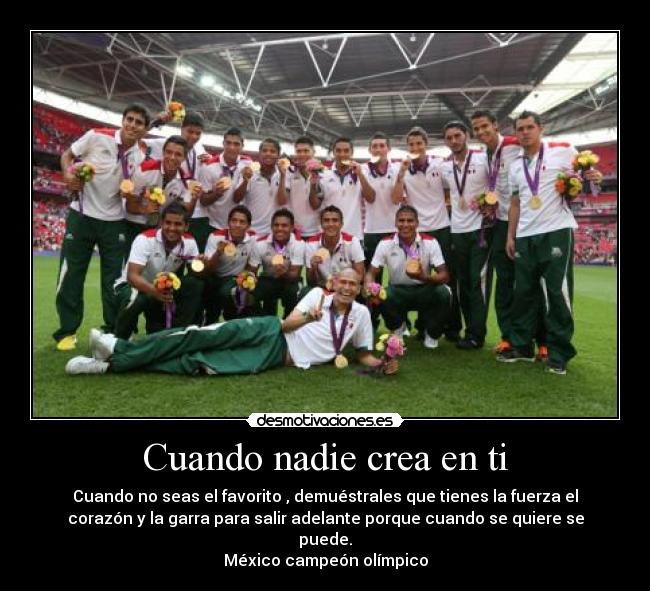 Cuando nadie crea en ti -