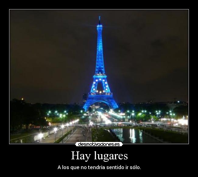 Hay lugares -