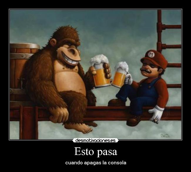 Esto pasa - cuando apagas la consola