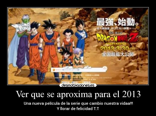 Ver que se aproxima para el 2013 - 