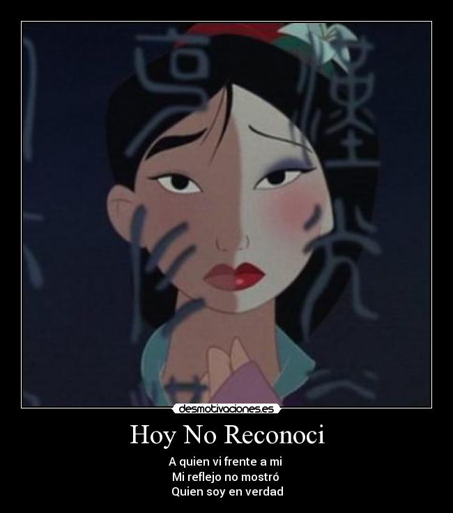 Hoy No Reconoci - A quien vi frente a mi
Mi reflejo no mostró
Quien soy en verdad