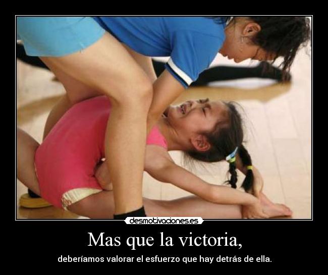 Mas que la victoria, - 