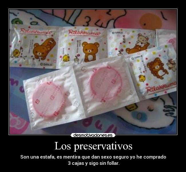 Los preservativos -