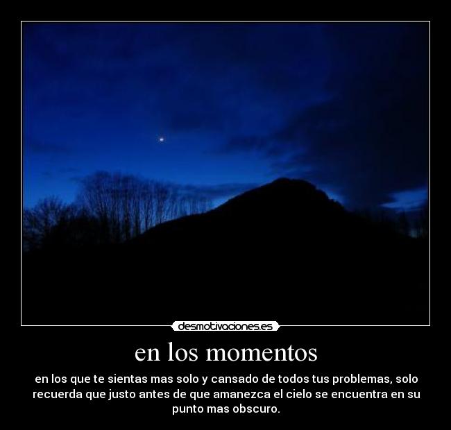 en los momentos - 