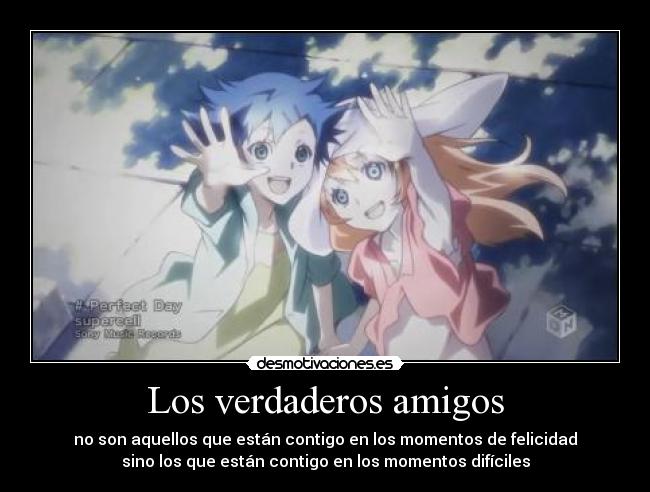 Los verdaderos amigos -