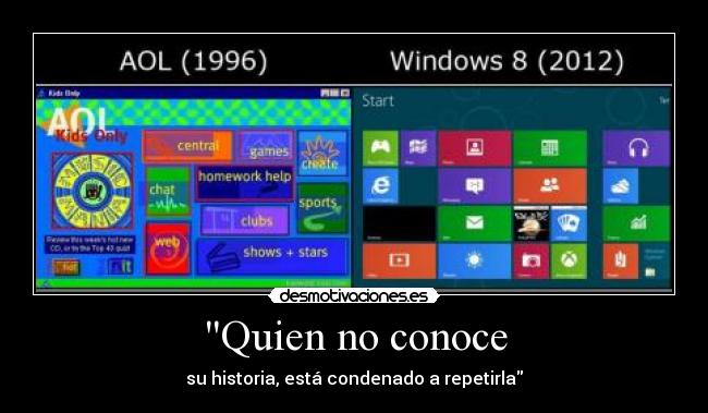carteles aol kids only windows desmotivaciones
