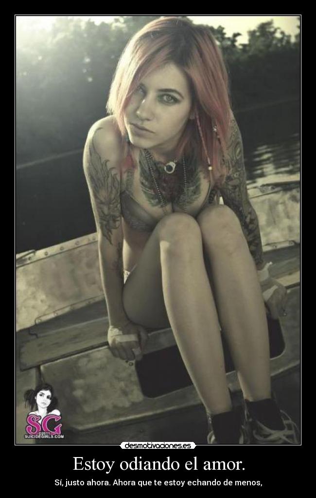 carteles amor odiar amor ahora echar menos desmotivaciones