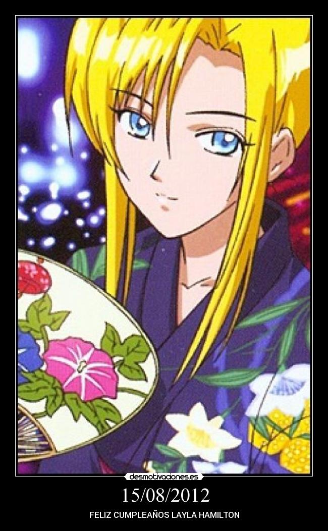 15/08/2012 - FELIZ CUMPLEAÑOS LAYLA HAMILTON