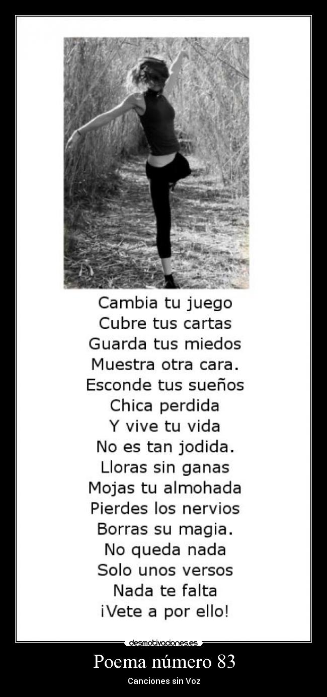 Poema número 83 - 