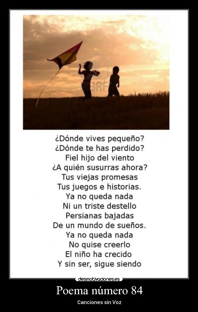 Poema número 84 -