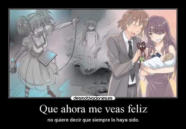 carteles gaararafez harukaze anime manga mirai nikki como uryuu minene dedico orion1 aishauhicha desmotivaciones