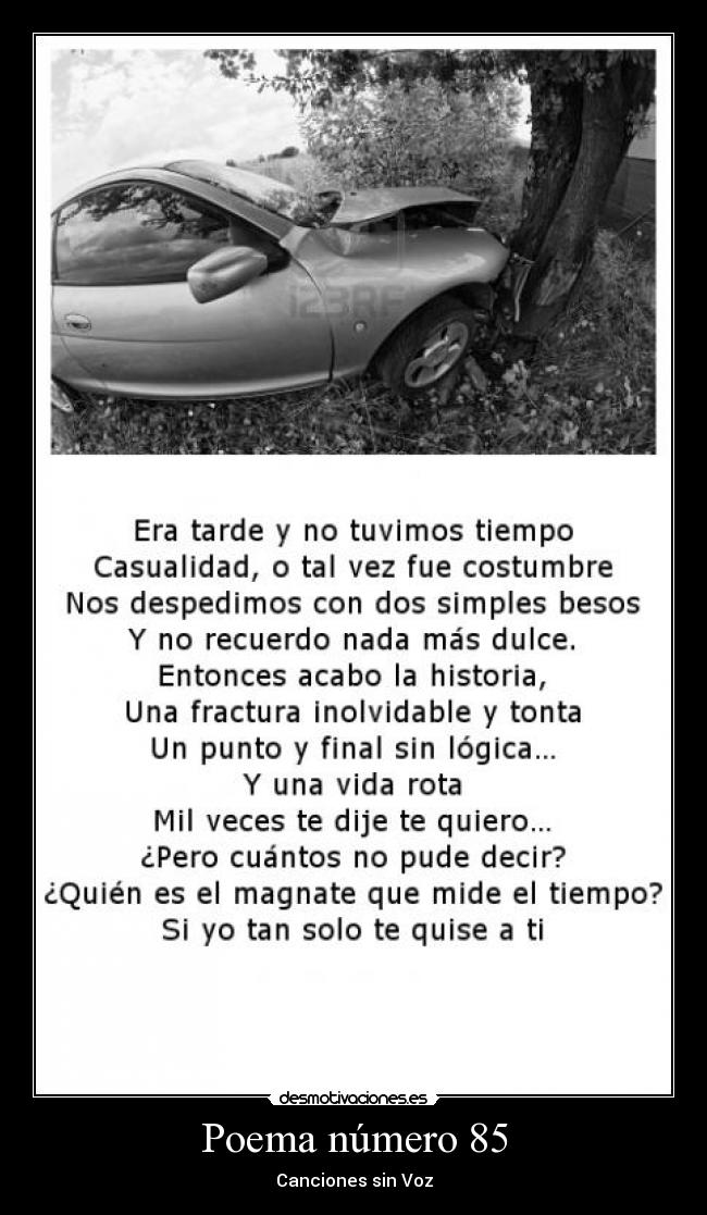 Poema número 85 -