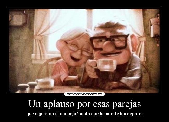 Un aplauso por esas parejas -