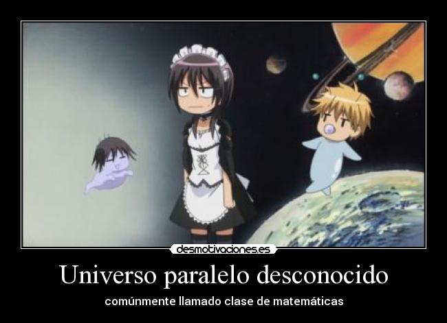 Universo paralelo desconocido -