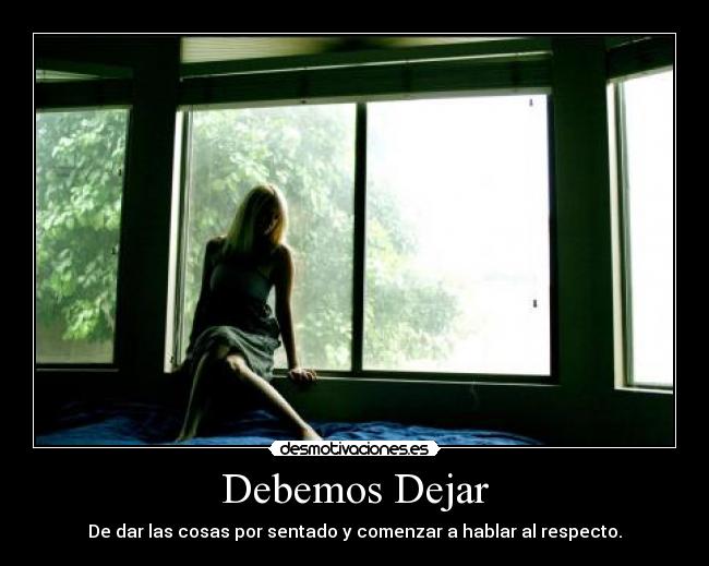 Debemos Dejar -