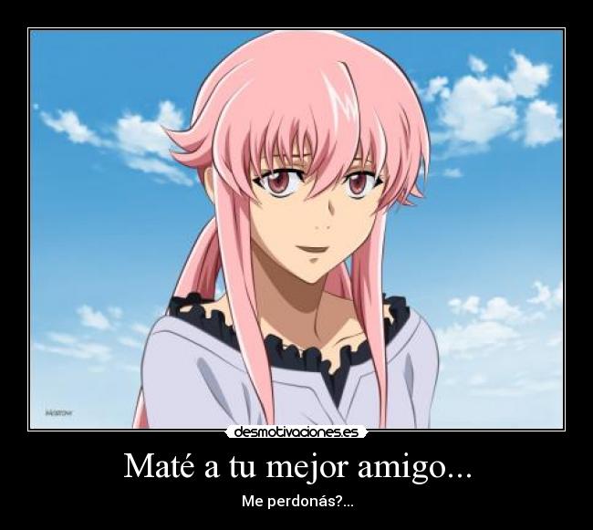 carteles gasai yuno desmotivaciones