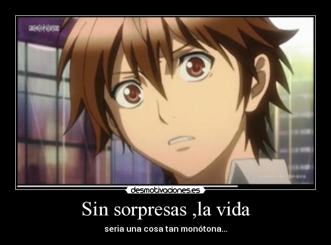 carteles vida guiltycrown inori vida anime realidad sorpresa desmotivaciones