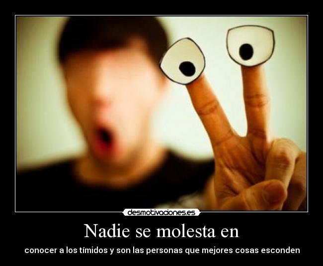 Nadie se molesta en - 