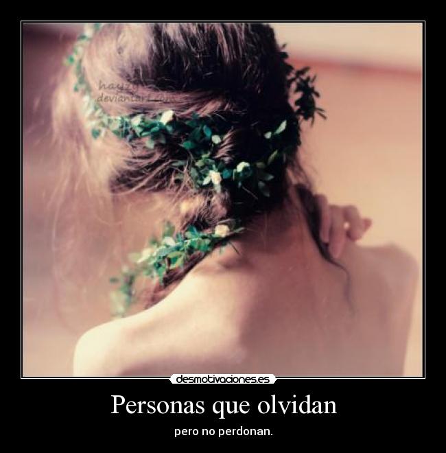 Personas que olvidan -