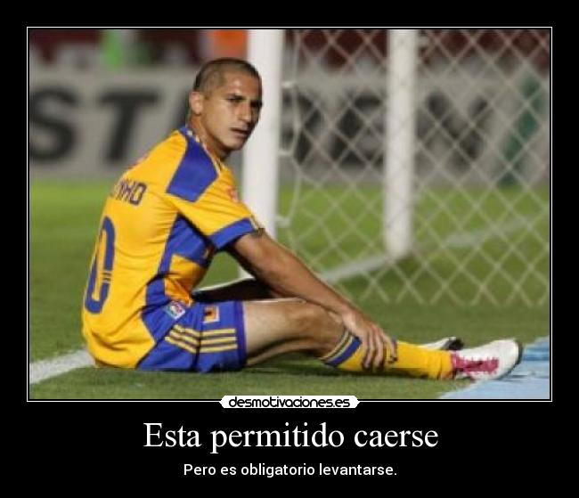 Esta permitido caerse -