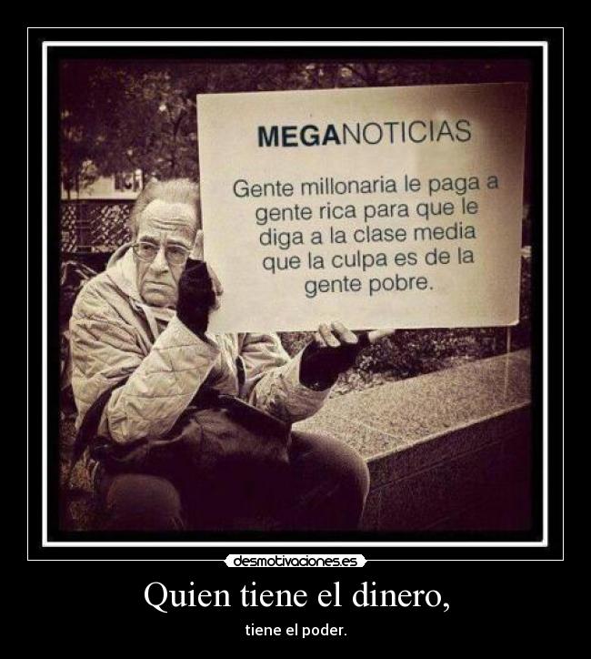 carteles dinero dinero poder desmotivaciones