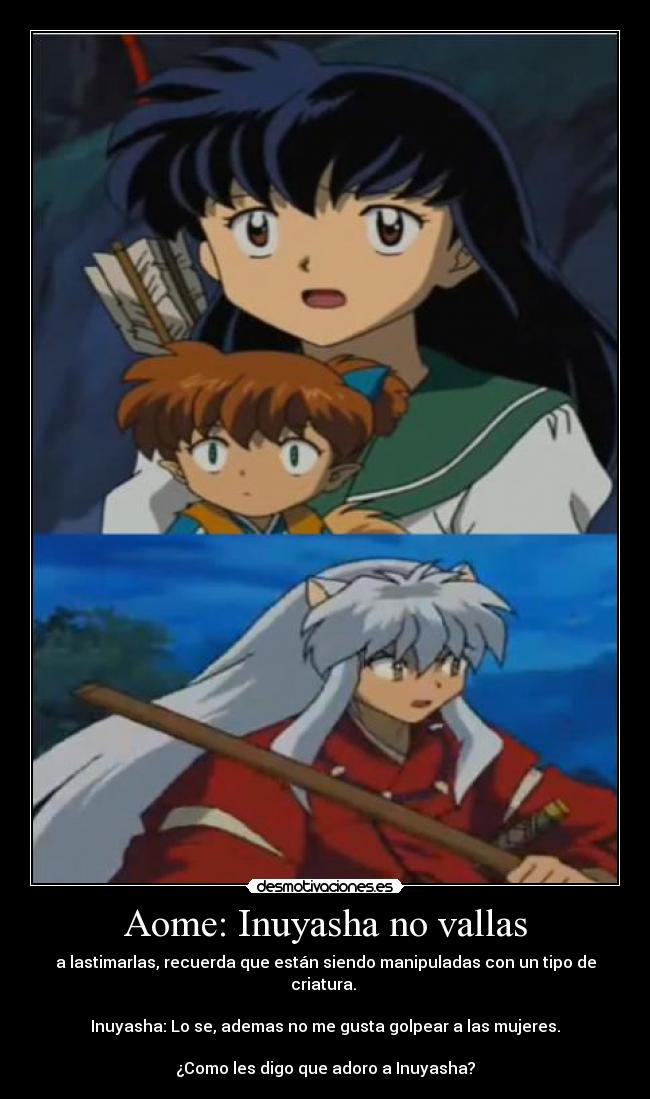 Aome: Inuyasha no vallas -