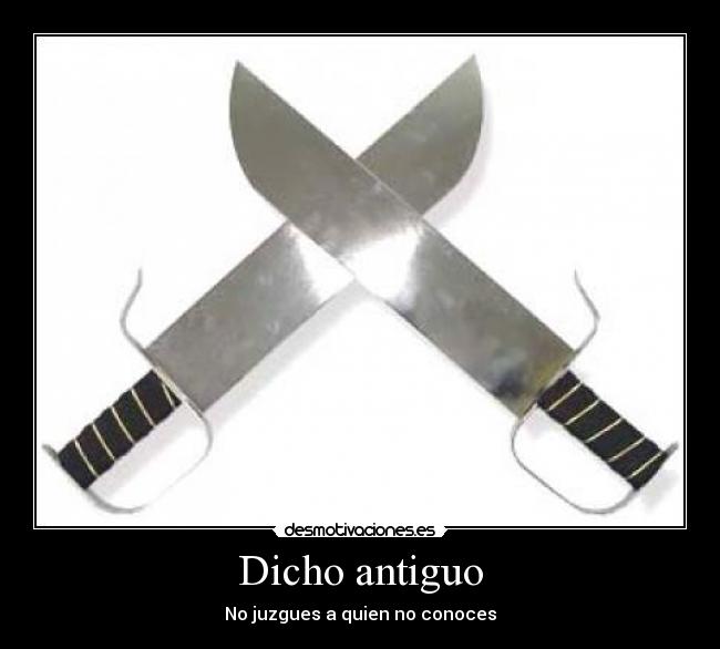 Dicho antiguo -