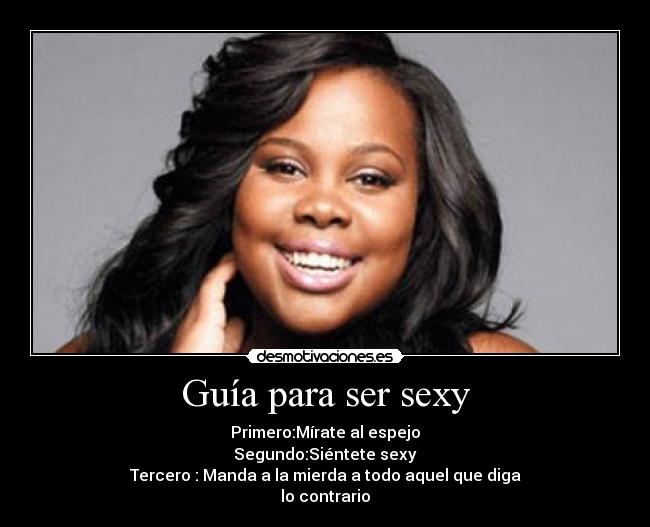 Guía para ser sexy -