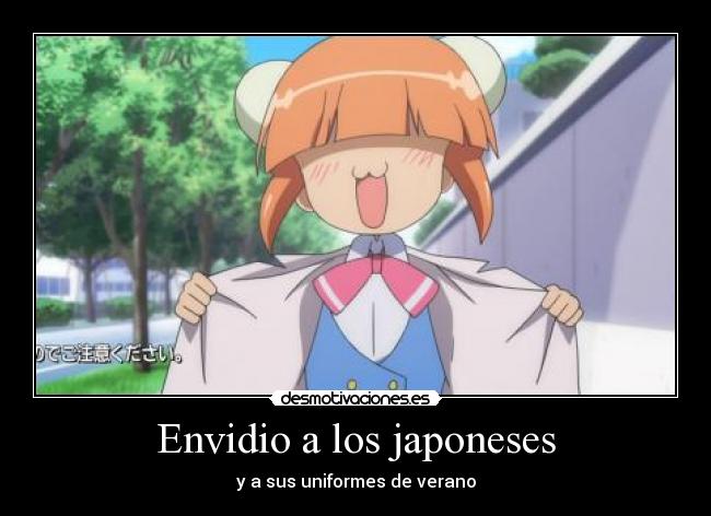 Envidio a los japoneses -