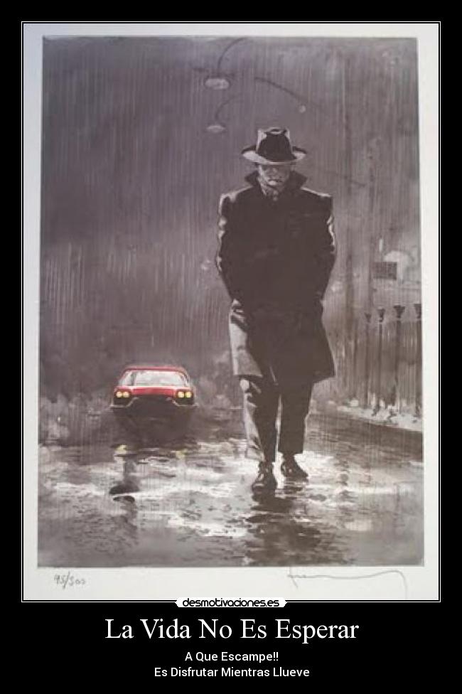 La Vida No Es Esperar - A Que Escampe!!
Es Disfrutar Mientras Llueve