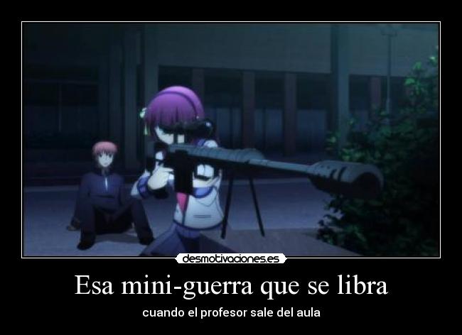 Esa mini-guerra que se libra -