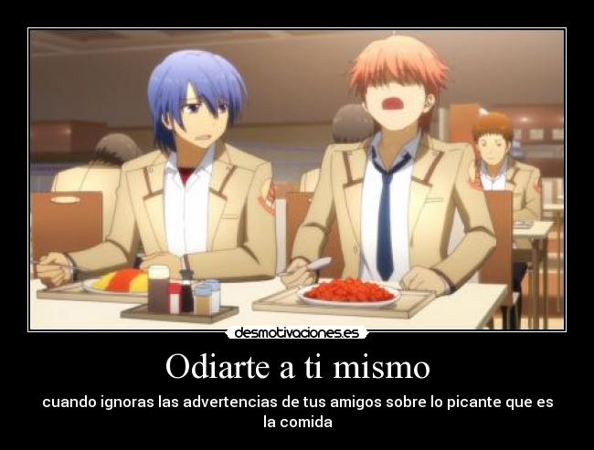 Odiarte a ti mismo -