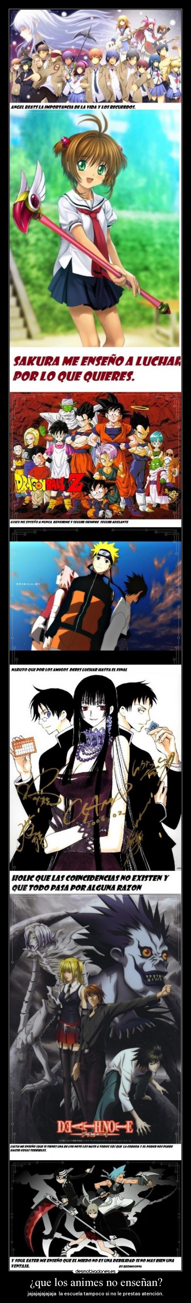 ¿que los animes no enseñan? -