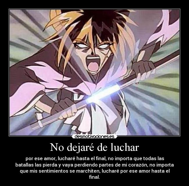 No dejaré de luchar - 