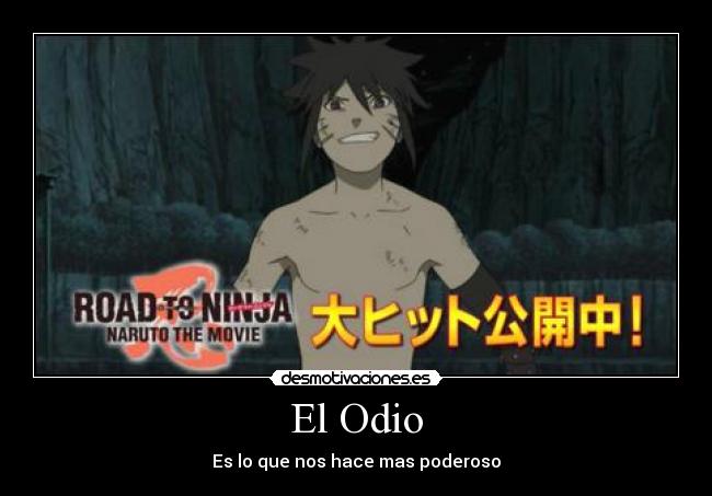 carteles odio menma naruto odio desmotivaciones