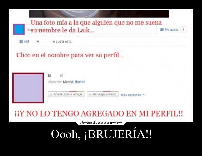 Oooh, ¡BRUJERÍA!! - 