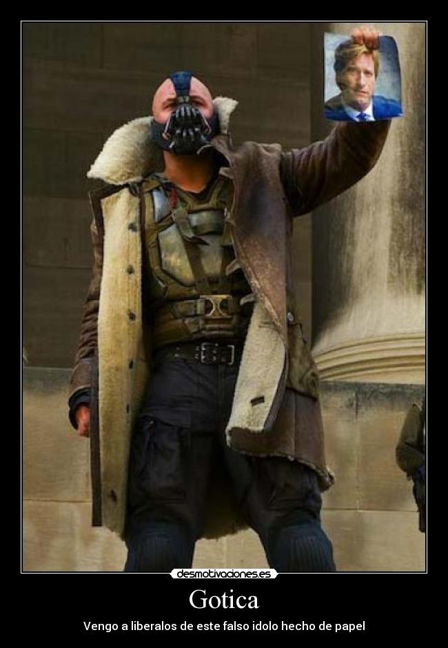 Gotica - Vengo a liberalos de este falso idolo hecho de papel