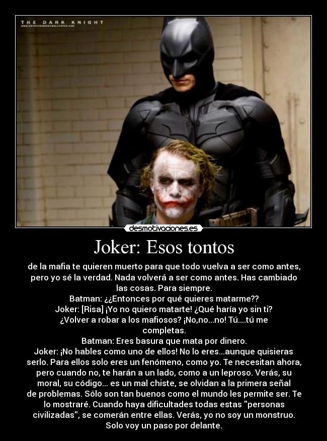 Joker: Esos tontos -