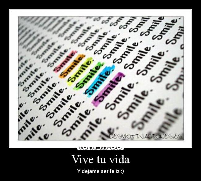 Vive tu vida - 