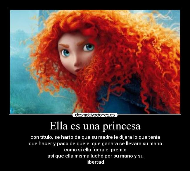 Ella es una princesa -