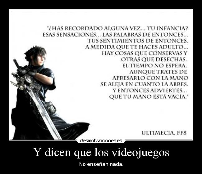 Y dicen que los videojuegos -