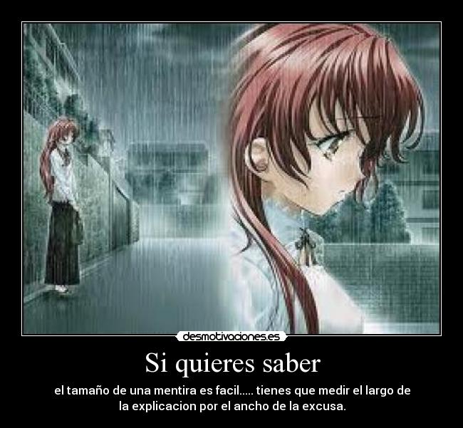 Si quieres saber - 