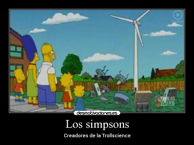 Los simpsons - Creadores de la Trollscience