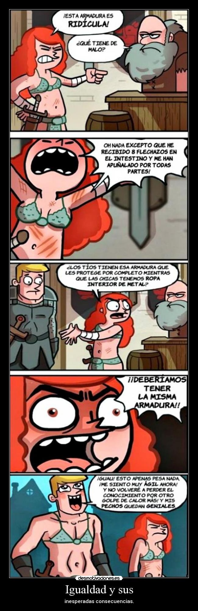 Igualdad y sus - inesperadas consecuencias.