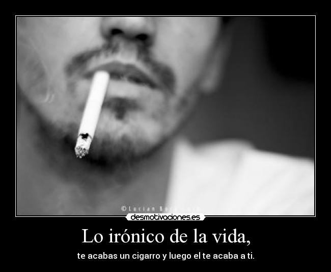 Lo irónico de la vida, -