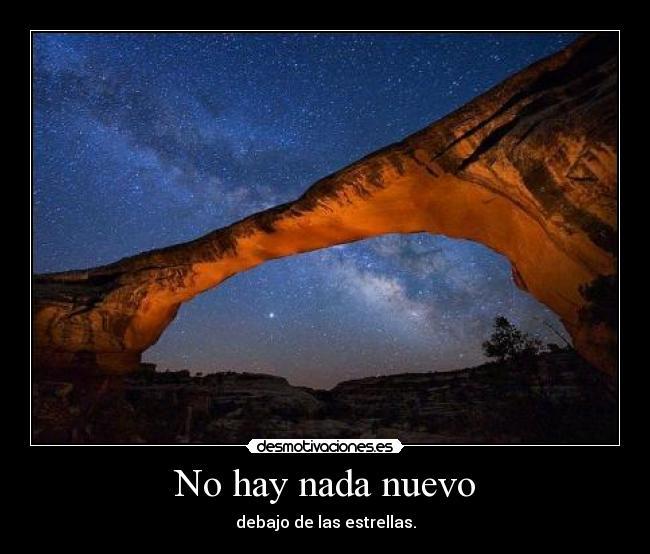 No hay nada nuevo - 